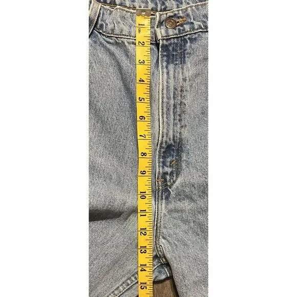 Levi's 550 Vintage Relaxed Fit Tapered Leg Light Wash High Rise Blue Jeans 40x31 - Picture 9 of 11